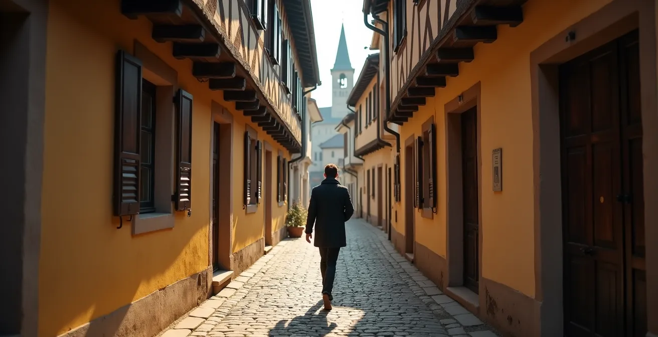 Mittelalterliche Stadt Rothenburg ob der Tauber als perfekt erhaltene Zeitkapsel einer Epoche