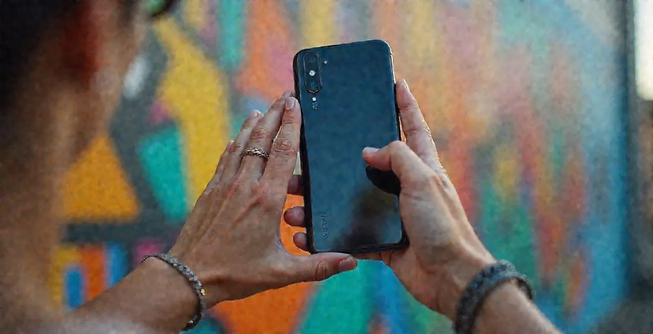 Digitale Kunstkarte zeigt Street Art Hotspots in der Stadt